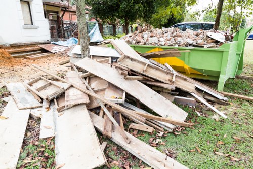 Waste management vehicles operating in a local Pascoe Vale South area