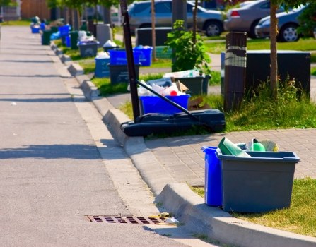 North Perth rubbish removal service in action